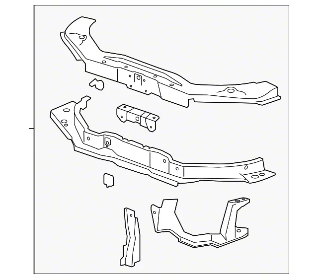 thumbnail image 2 of GM OEM Radiator Support Upper Tie Bar For 2016-2022 Chevy Spark – 42581644 – Genuine OEM Part 2 of 5